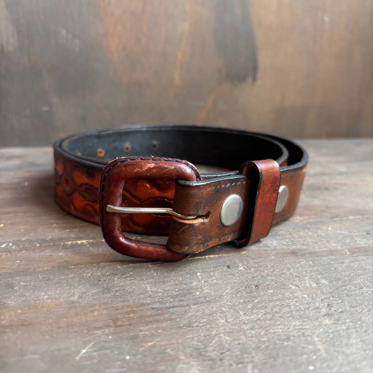 Tooled Leather Costa Rica Belt