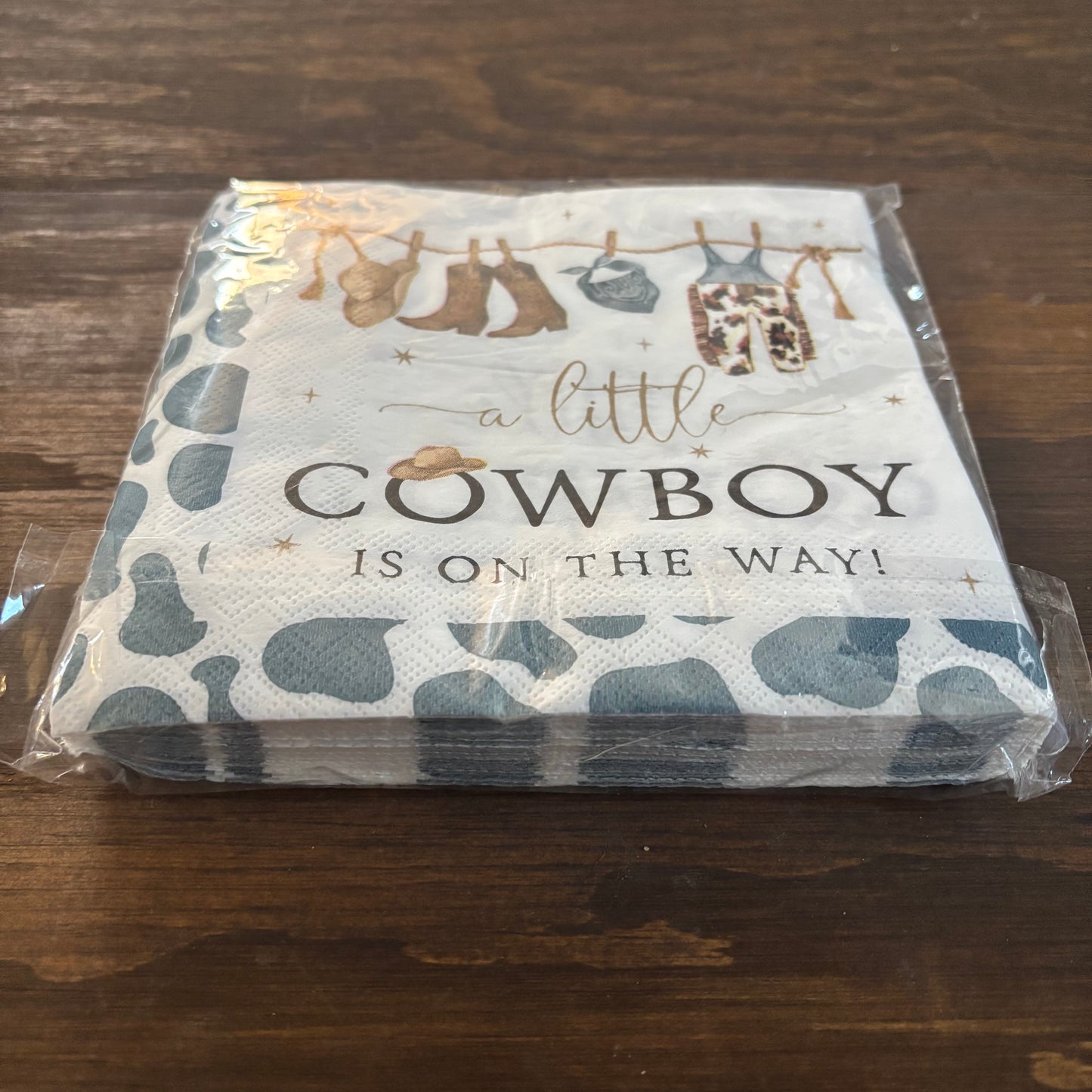 Cowboy Baby Shower Napkins
