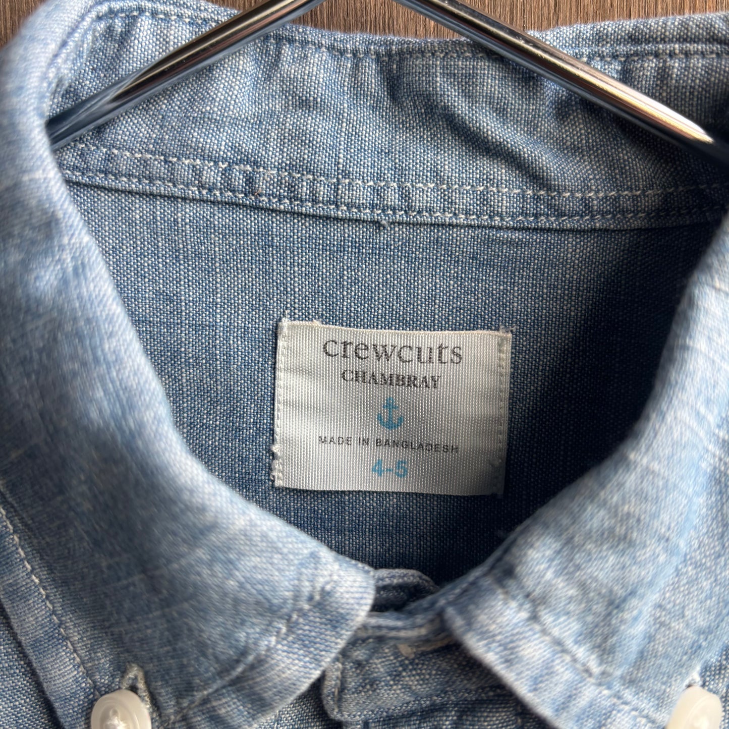 Kids Chambray Button Up