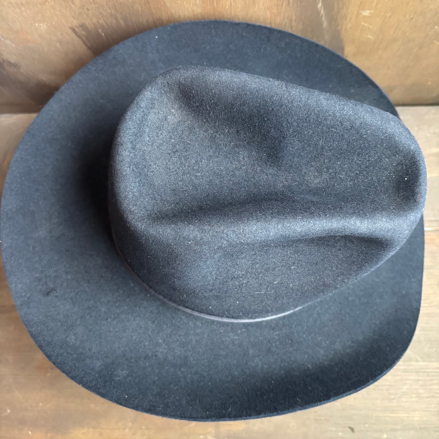 Vintage Beaver Navy Hat