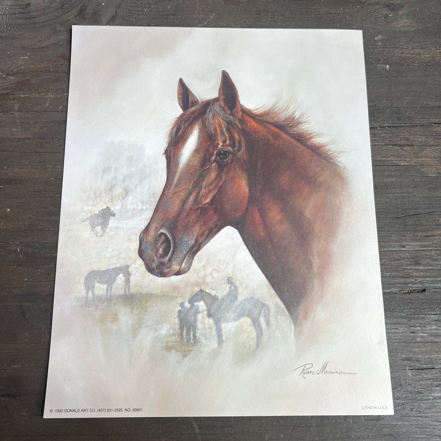 Ruane Manning Horse Art Print