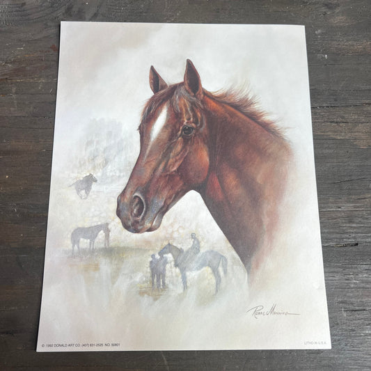 Ruane Manning Horse Art Print
