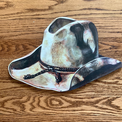 Cowboy hat wall art