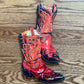 Red cowboy boot wall art