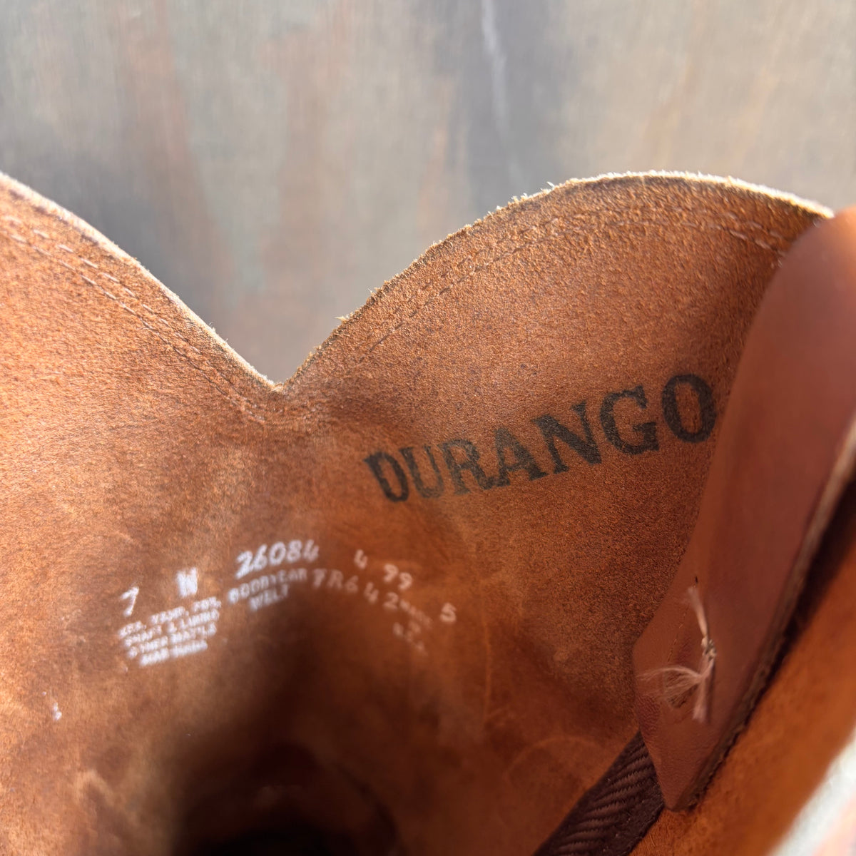 Vintage Durango Tan Leather Boot