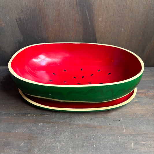 Watermelon Bowl and Plate Set