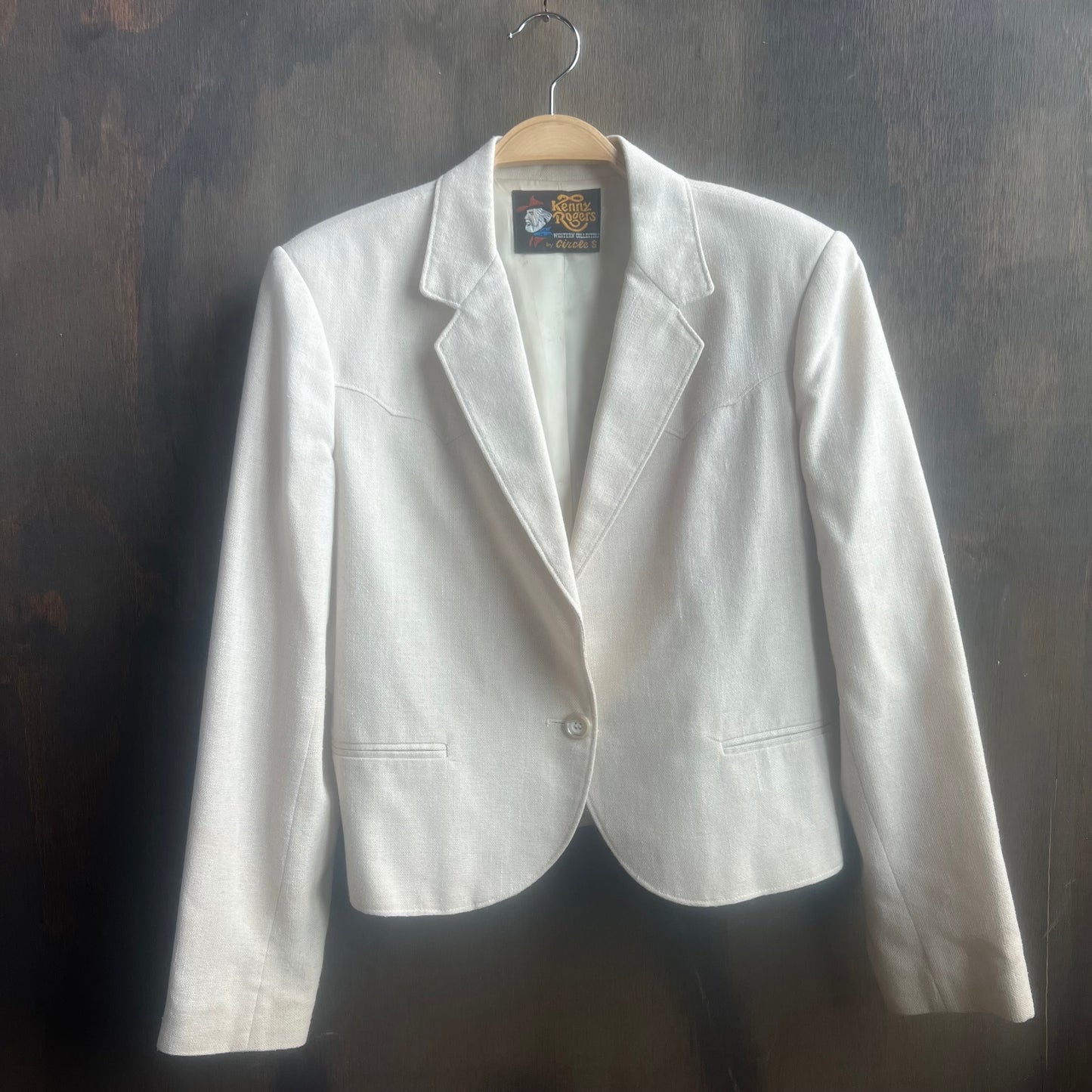 Kenny Rogers Beige Western Blazer