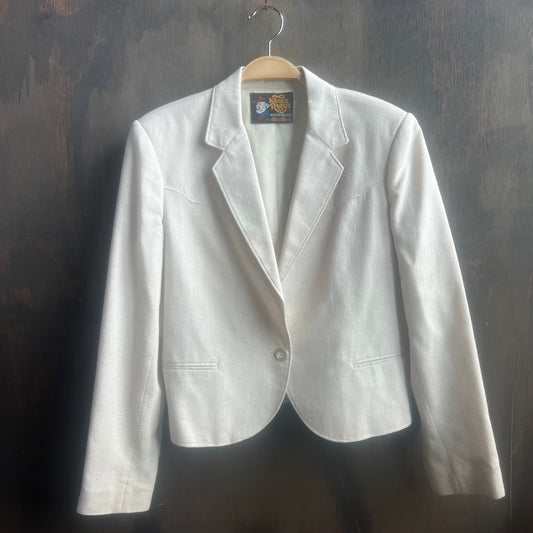 Kenny Rogers Beige Western Blazer