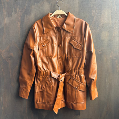 Vintage Tan Safari Jacket