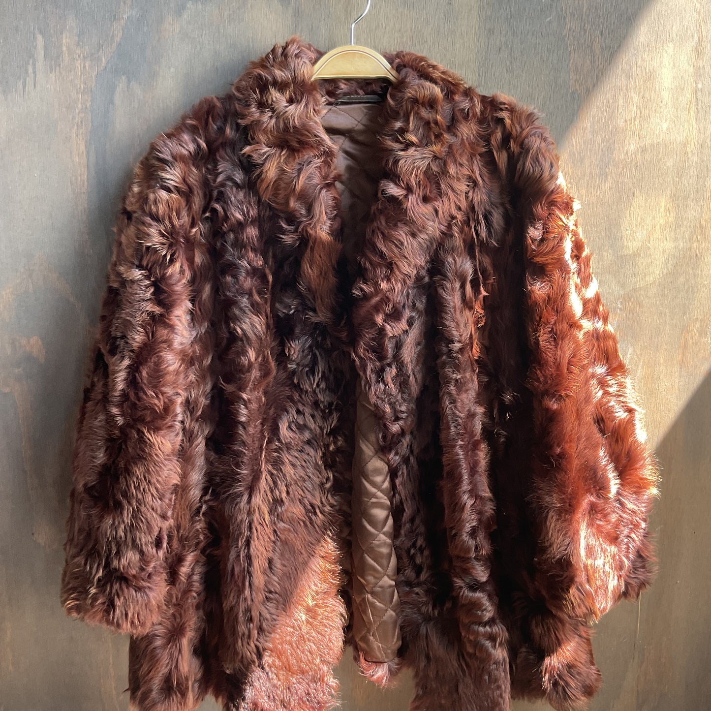 Curly Lamb Fur Coat