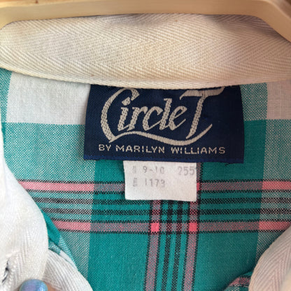 Circle T Short Sleeve Button Up