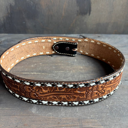 Tony Lama Tooled Leather Belt