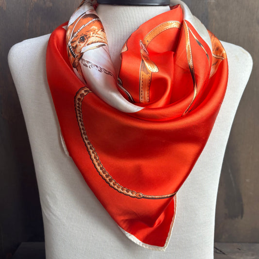 Vintage Equestrian Scarf