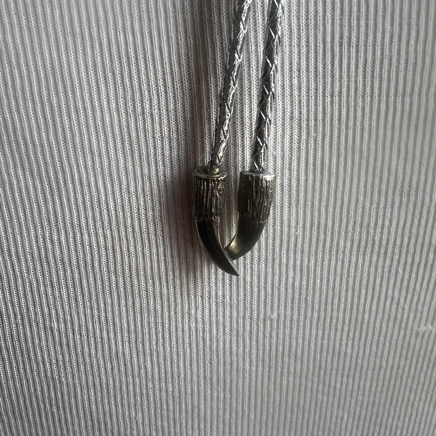 Silver Bear Bolo Tie