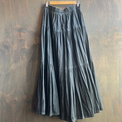 Black Pleated Skirt