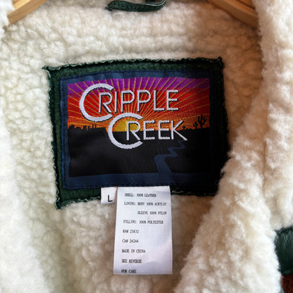 Cripple Creek Suede Bomber Jacket