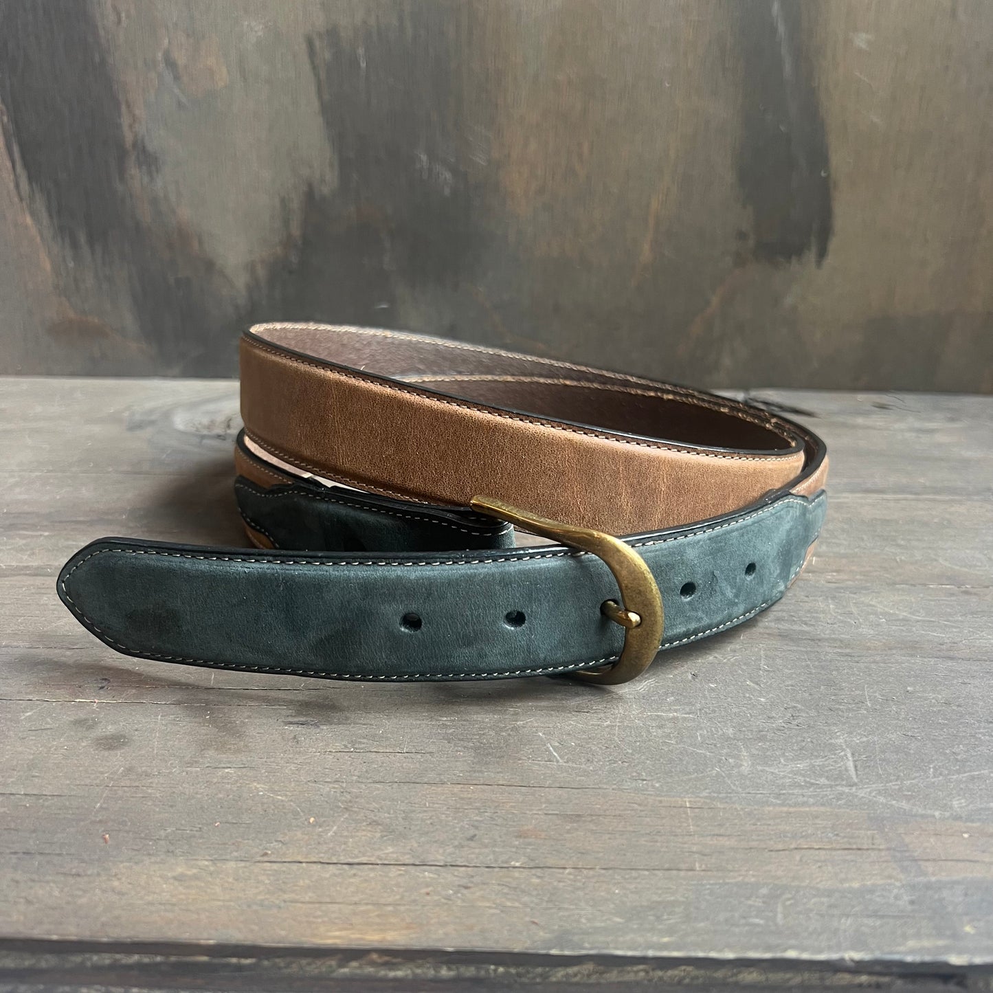 Nocona Two Toned Leather Belt