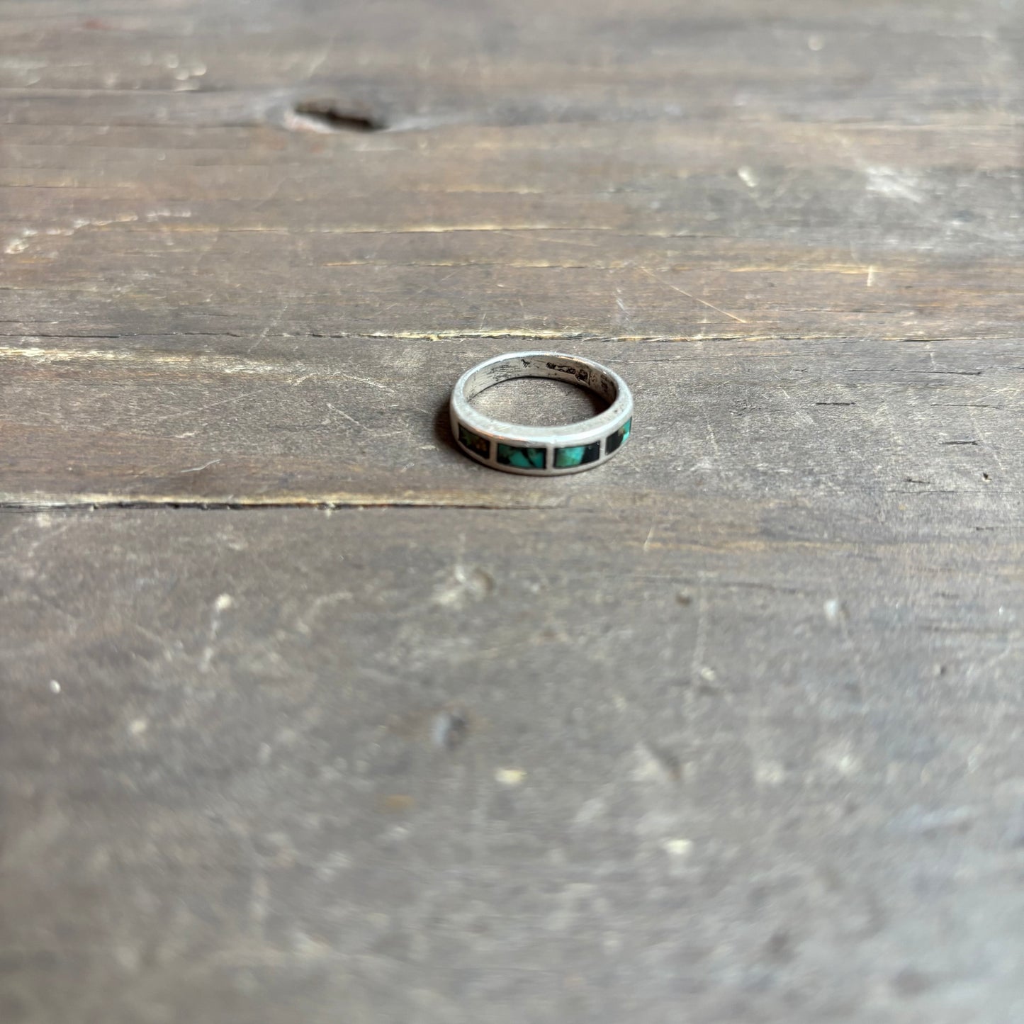 Four Stone Silver Ring