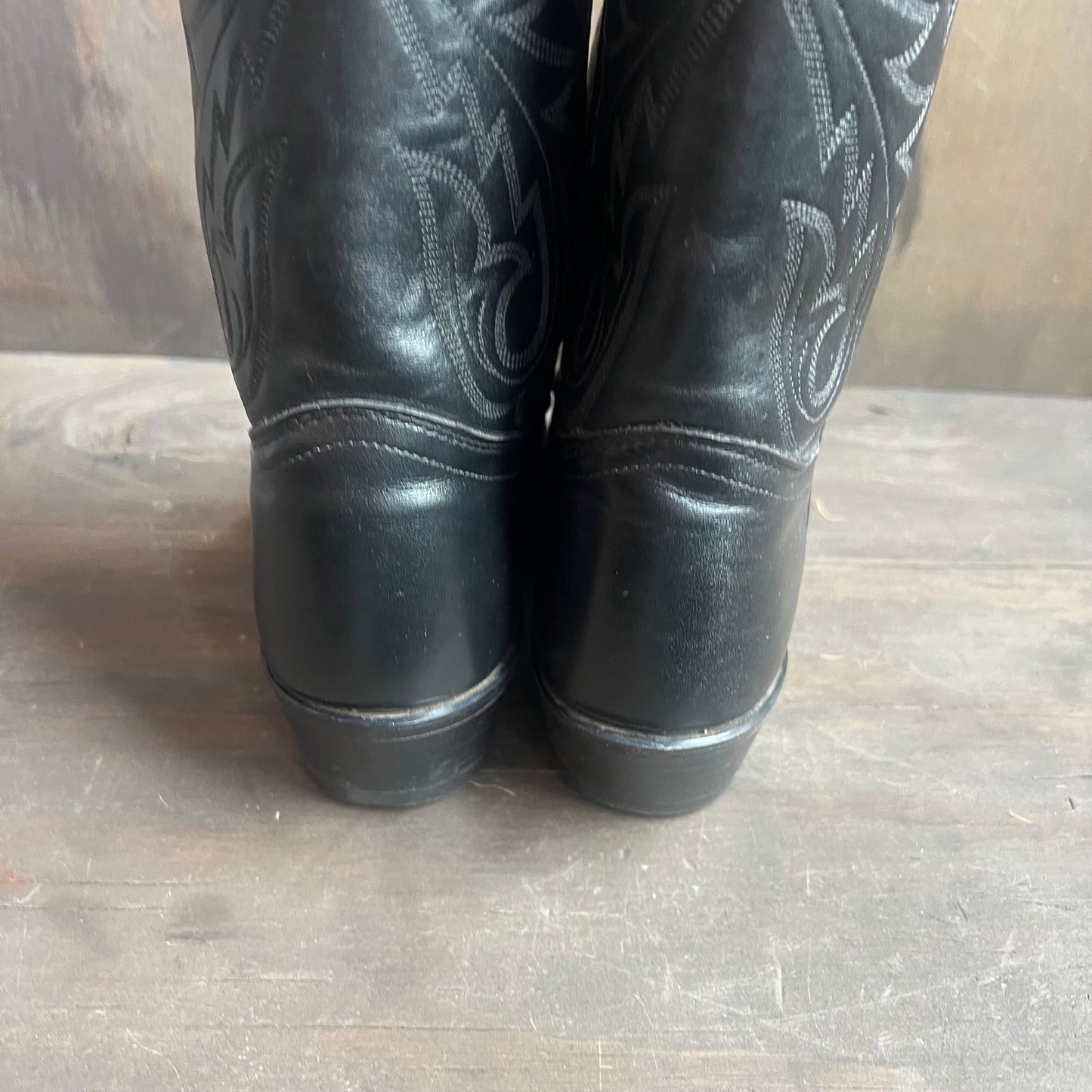 Dan Post Black Leather Boots