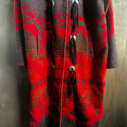 Woolrich Long Red Trench Coat