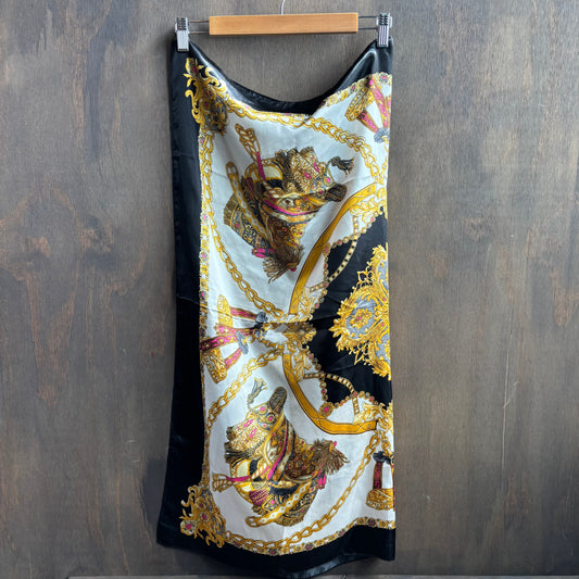 Oversized Ornate Scarf