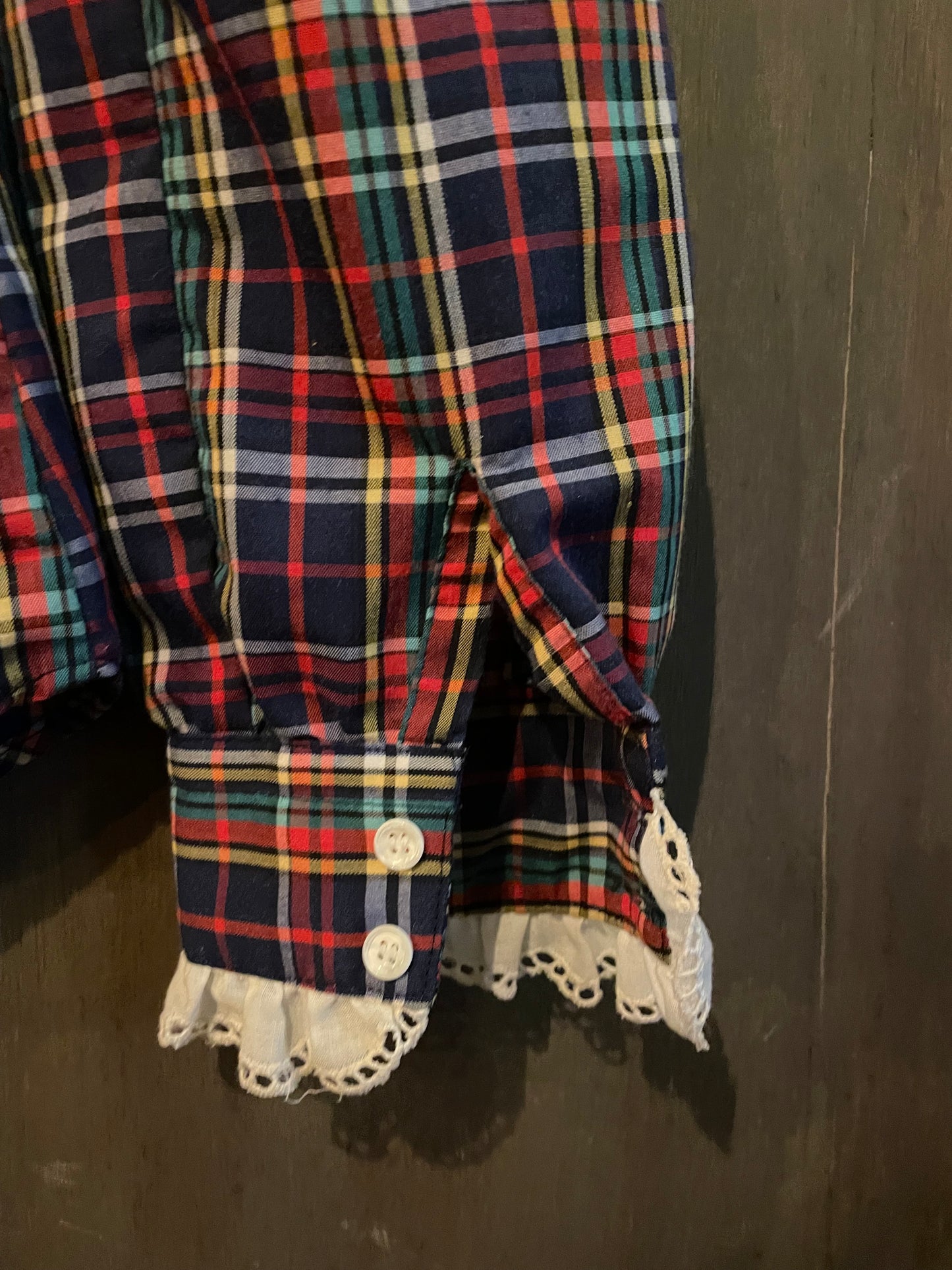 Vintage Karman plaid button down