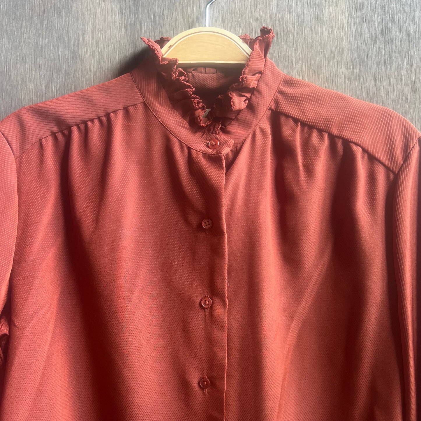 Country Sophisticates Burnt Orange Western Shirt
