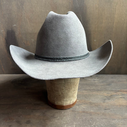 Vintage Grey Resistol Hat with Concho Buckle Band