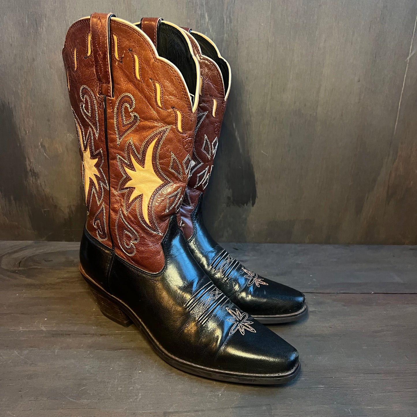 Ariat Multicolored Leather Cowboy Boots