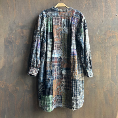 Distressed Patchwork Duster