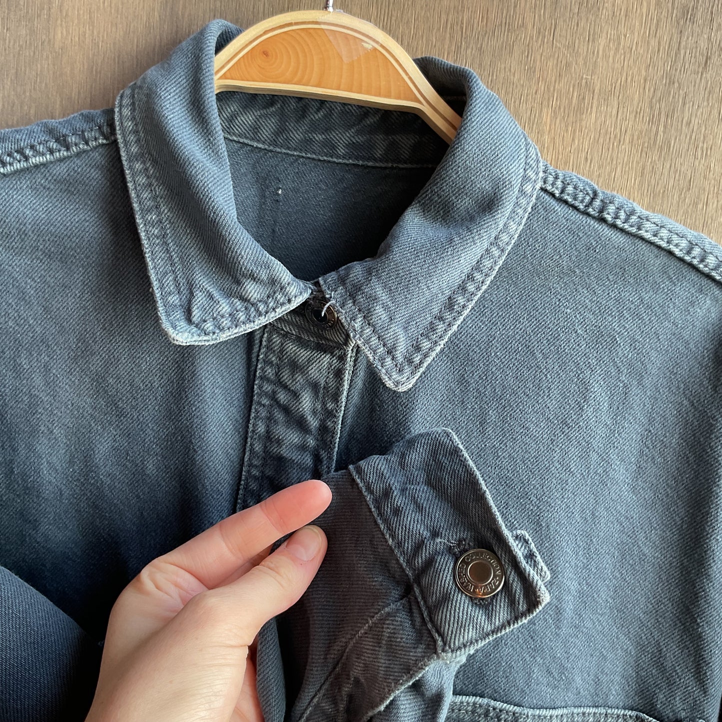 Vintage Denim Chore Coat