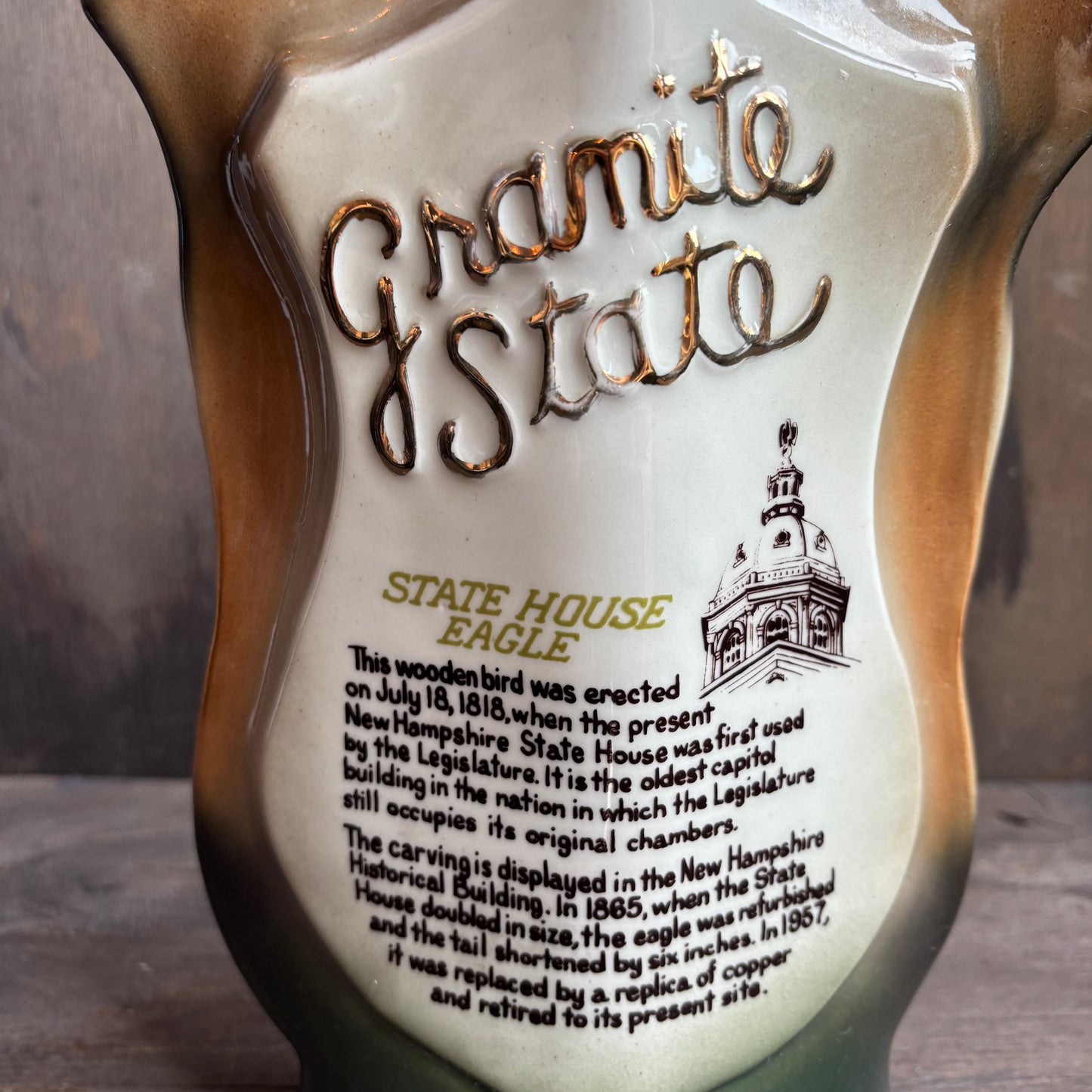 New Hampshire Jim Beam  Whiskey Bottle