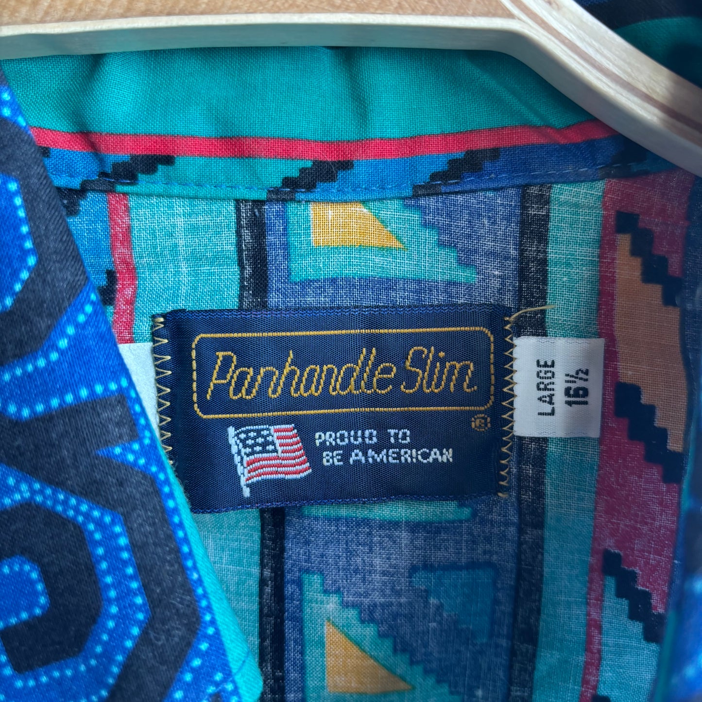 Colorful Panhandle Slim Button Up