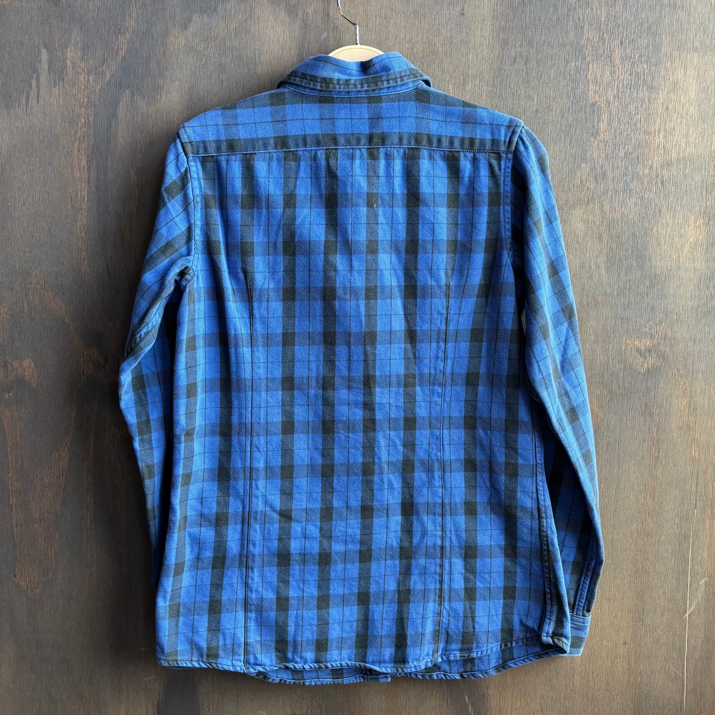 Vintage Filson Blue Plaid Button Up