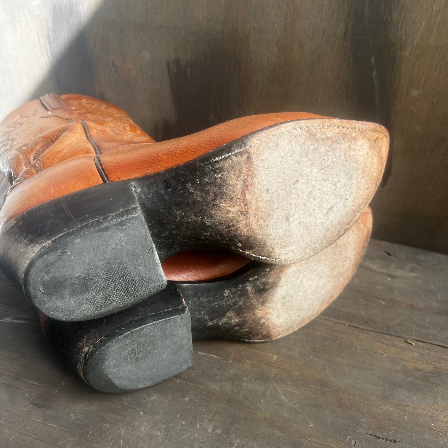Brown Lucchese Cowboy Boots