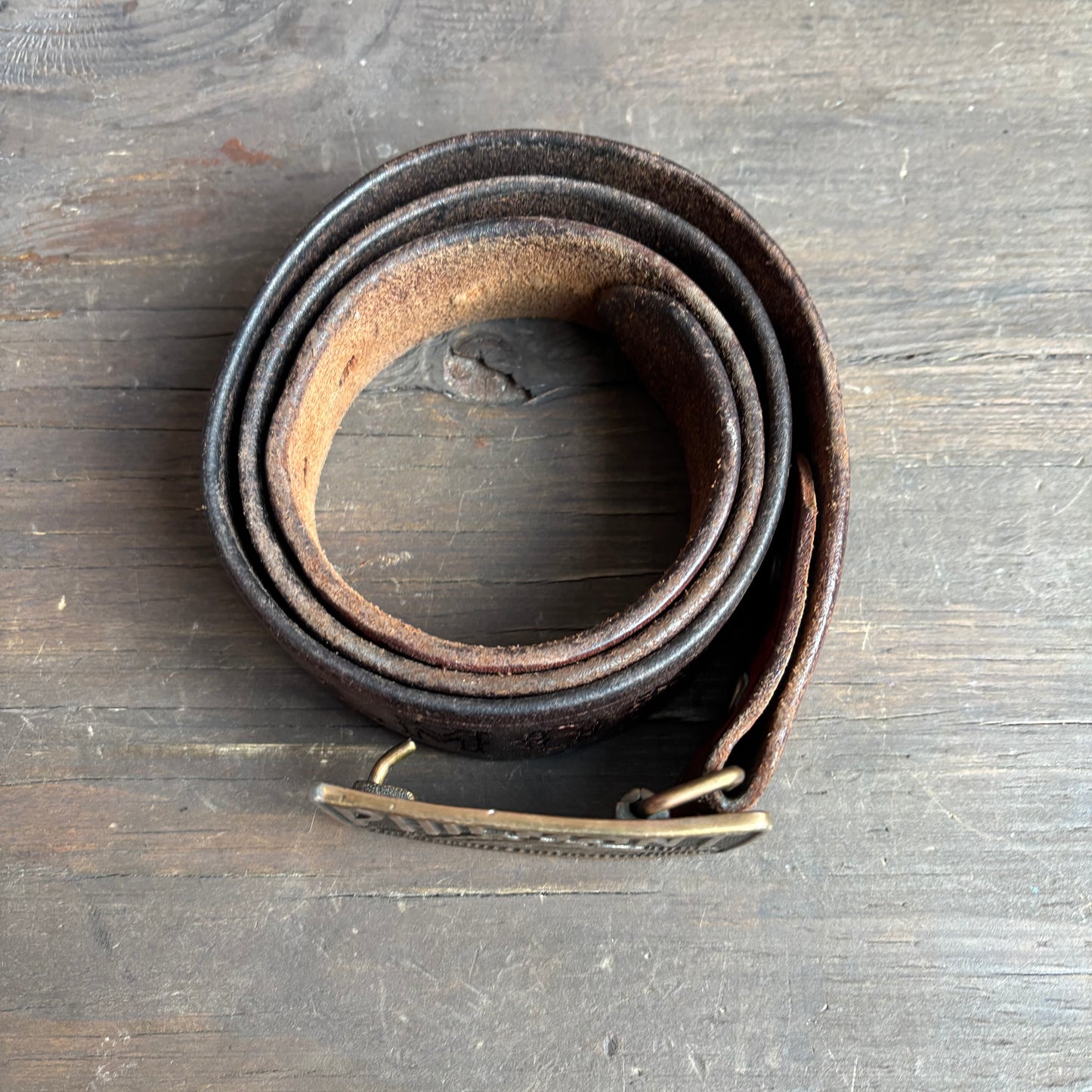 Philmont New Mexico Leather Belt