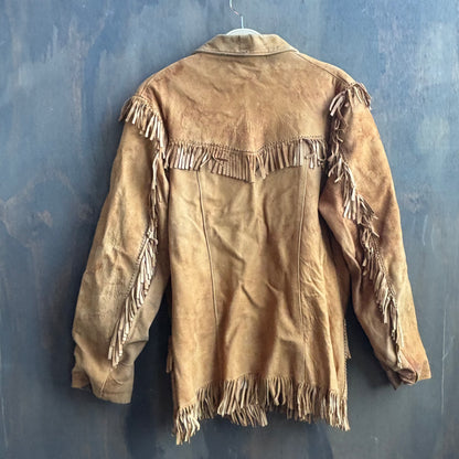 Vintage Cherokee Togs Suede Fringe Jacket