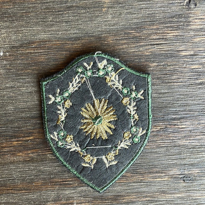 Floral Crest Patch