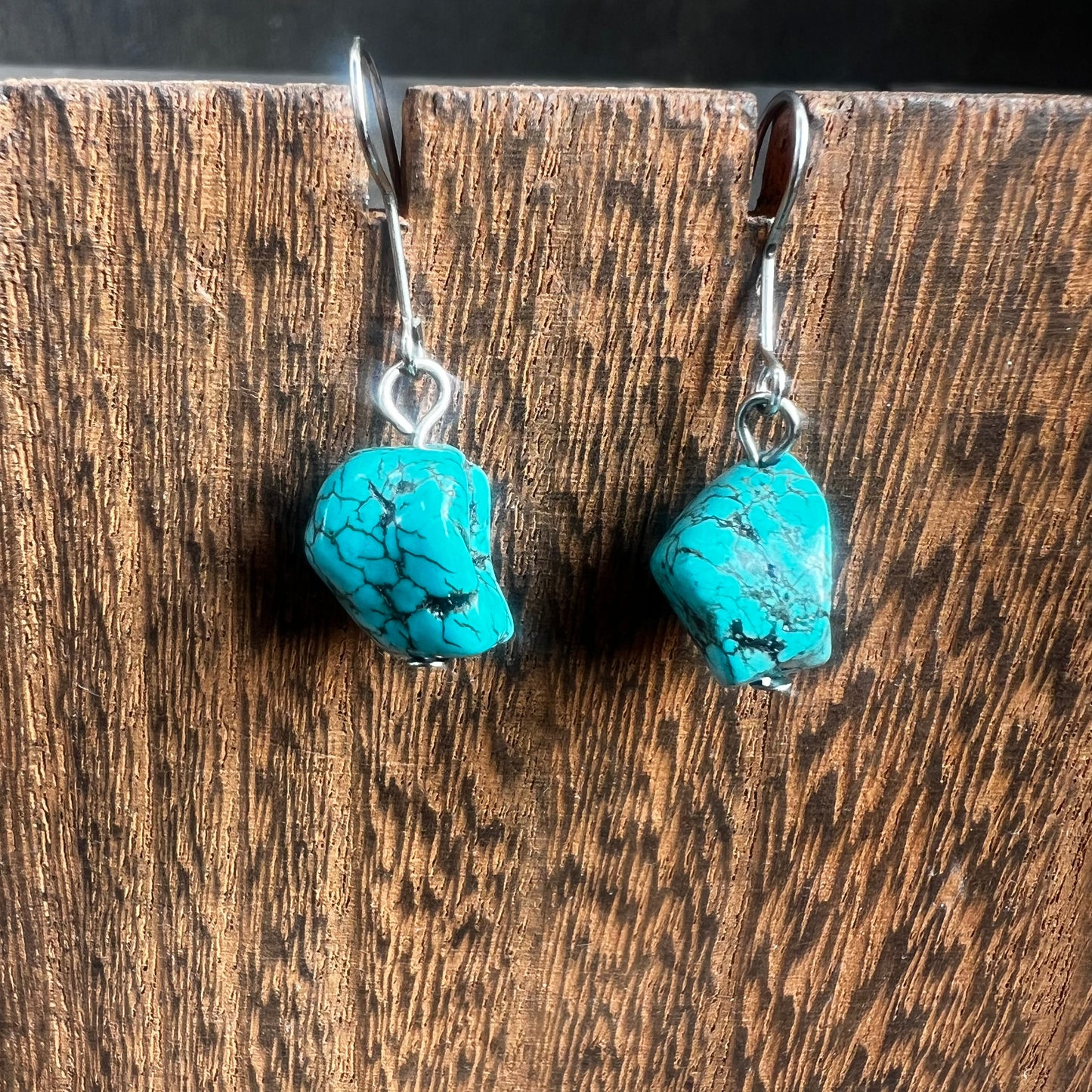 Turquoise Dangly Earrings