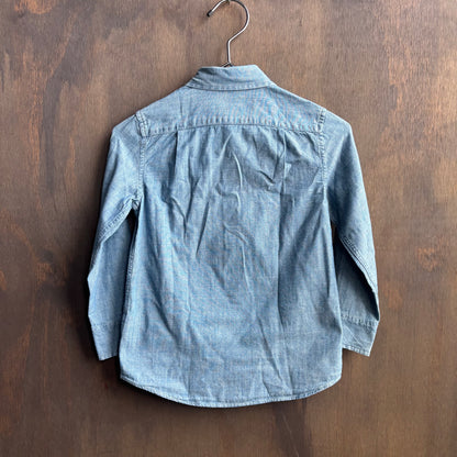 Kids Chambray Button Up