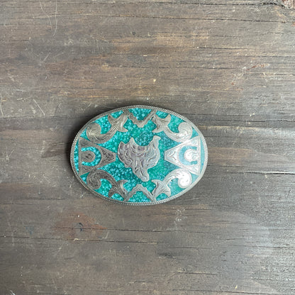 Western Saddle Belt Buckle