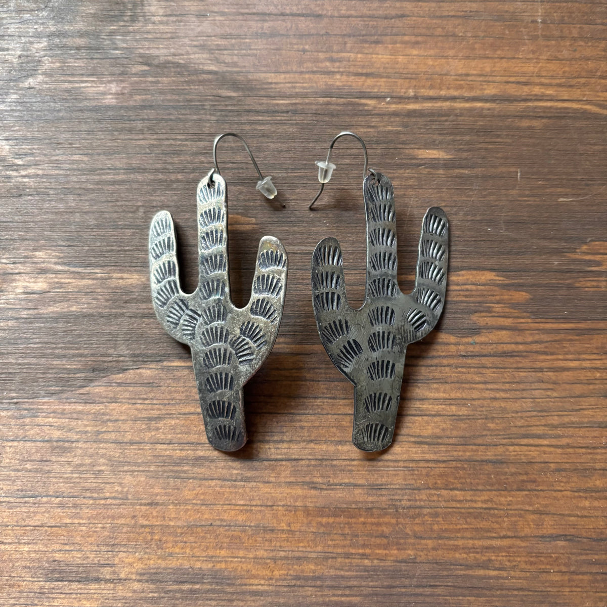 Vintage Saguaro Cactus Earrings