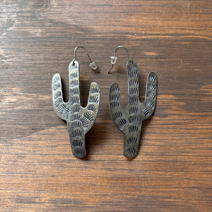Vintage Saguaro Cactus Earrings