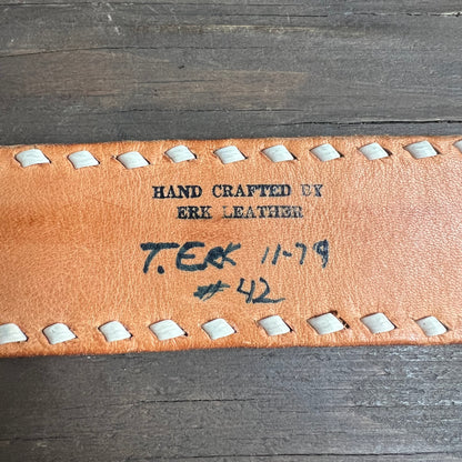 Tooled Leather “Gene” Belt