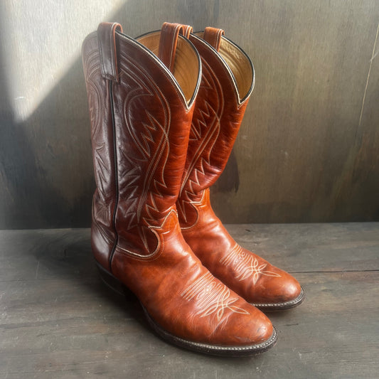 Tony Lama Brown Cowboy Boots