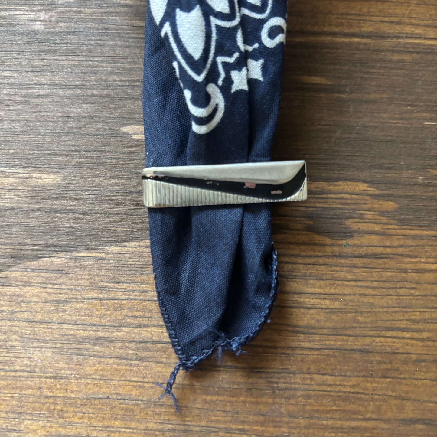 Tie Clip with Black Enamel