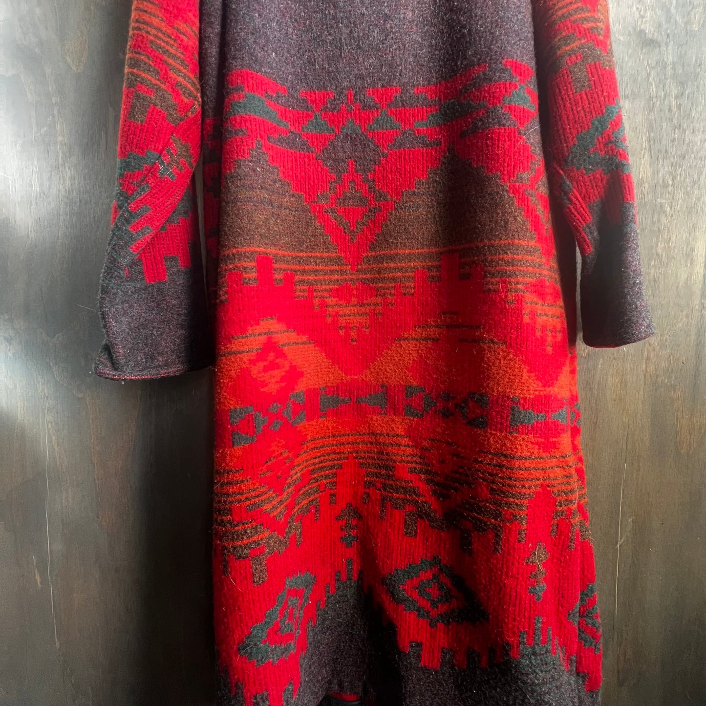 Woolrich Long Red Trench Coat