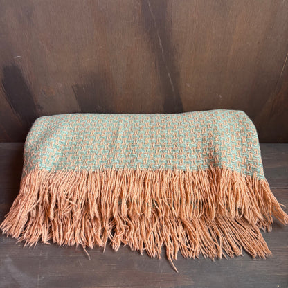 Vintage Pendleton Wool Fringed Blanket