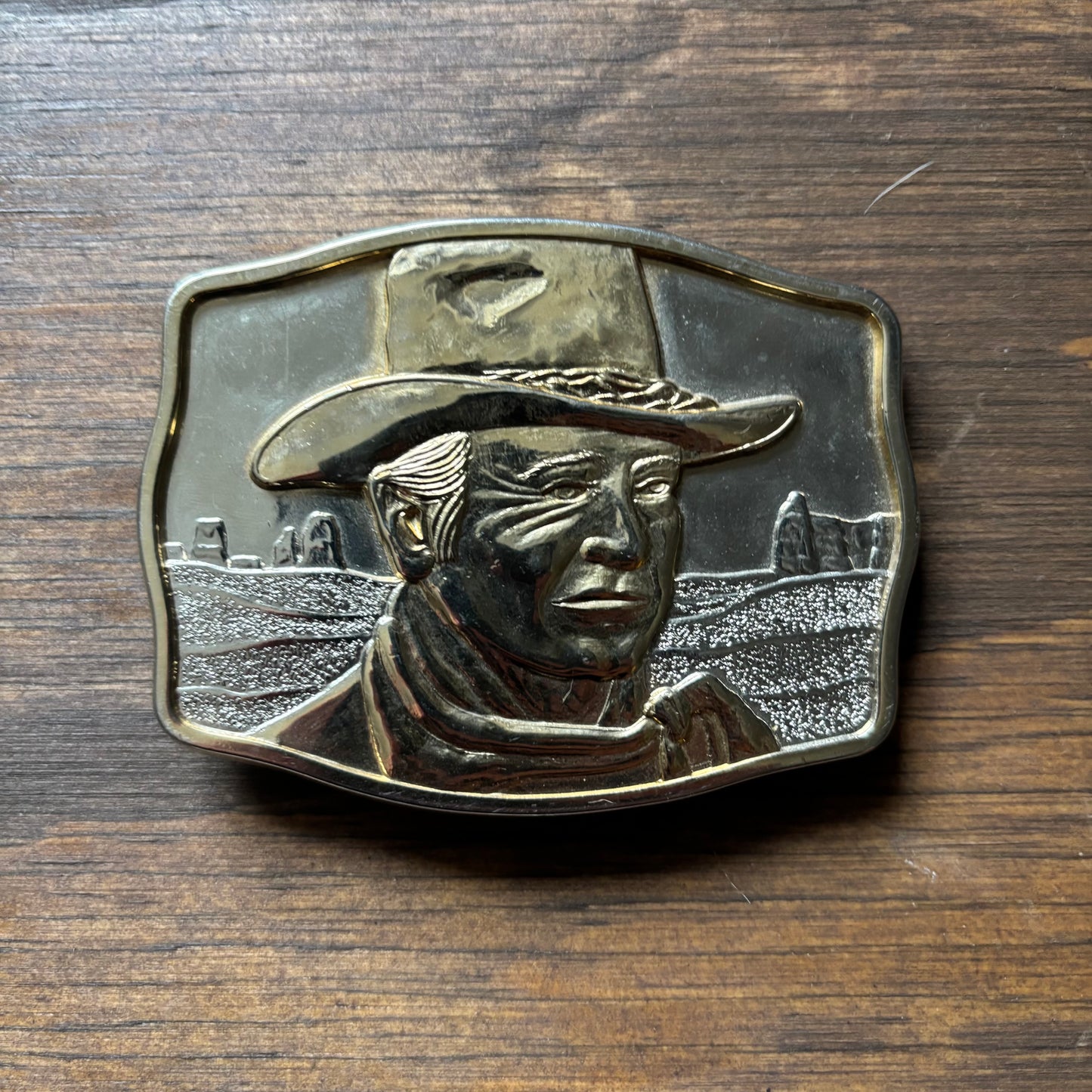 Vintage John Wayne Belt Buckle