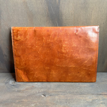 Tan Leather Portfolio